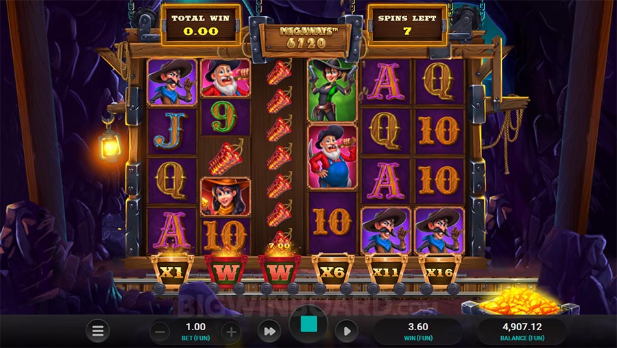 Gold Rush Frenzy Megaways Slot Machine